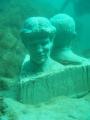 Ерошенко в подводном музее в Атлеше